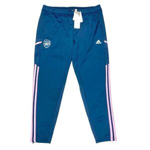 Adidas Arsenal Training Pant Sz L Athleisure Football Soccer Comfort Trouser New